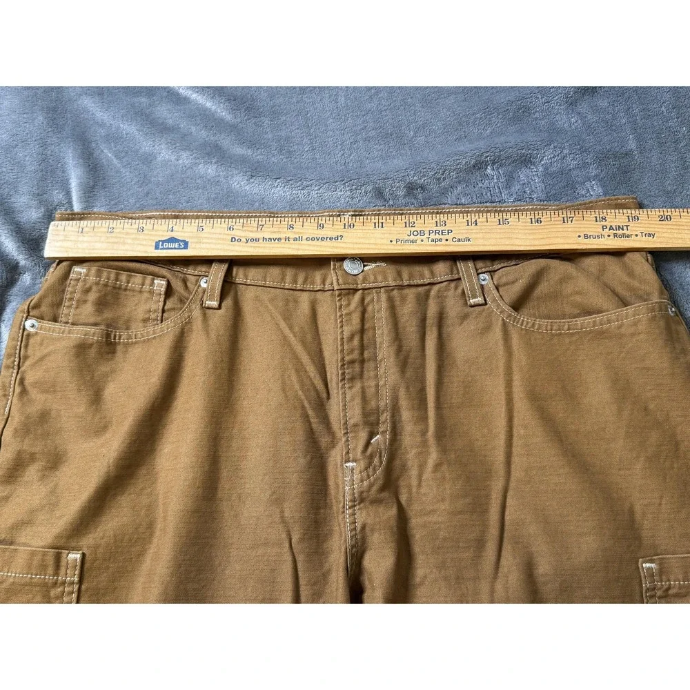 Denizen from Levi's Pants‎ Mens 38 Brown 90s Loose Straight Utility Carpenter